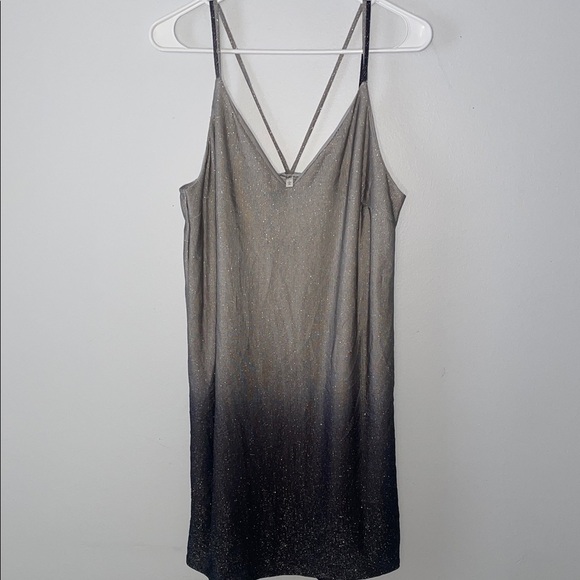 Charlotte Russe Dresses & Skirts - Charlotte Russe Ombre Mini Dress Black Gray Large